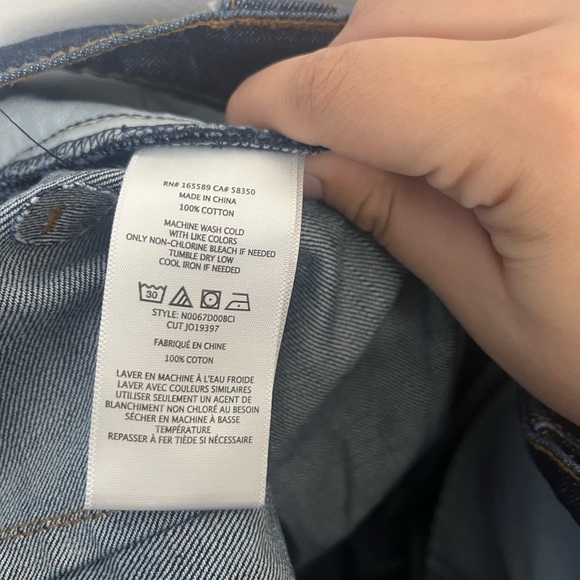 JOIE  Primrose Straight Leg Denim Pant trouser pleated JEANS SZ 30 - Picture 9 of 9